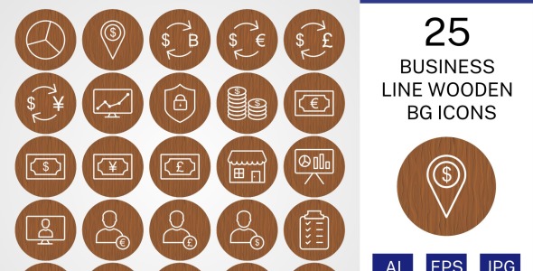 Набор иконок на тему финансы