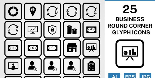 Набор иконок на тему финансы