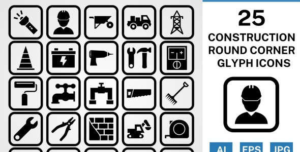 Набор иконок на тему industrial