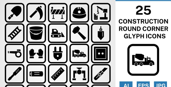 Набор иконок на тему industrial