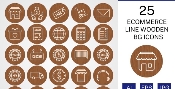 Набор иконок на тему shopping