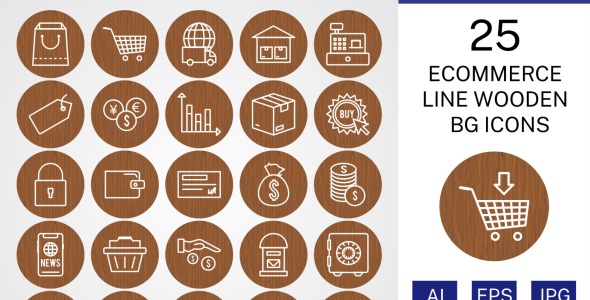 Набор иконок на тему shopping