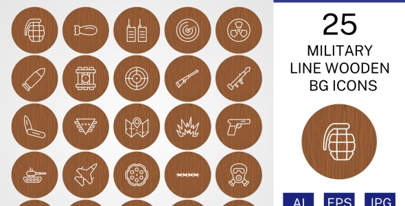 Набор иконок на тему military