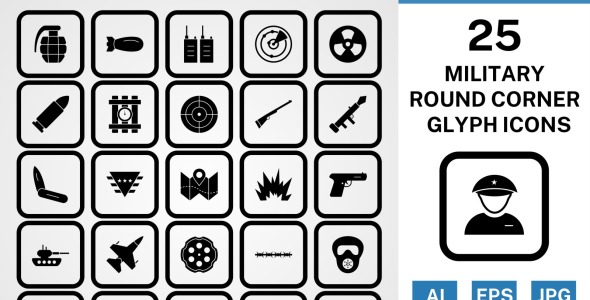 Набор иконок на тему military