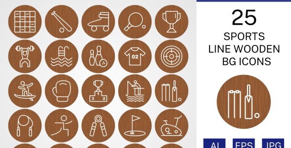 Набор иконок на тему sports