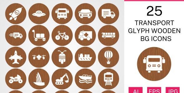 Набор иконок на тему transport