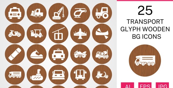 Набор иконок на тему transport