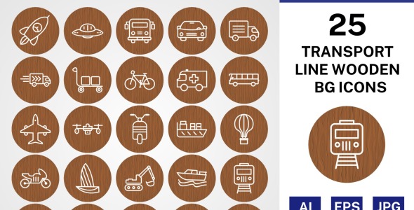 Набор иконок на тему transport