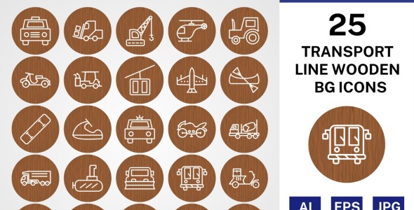 Набор иконок на тему transport