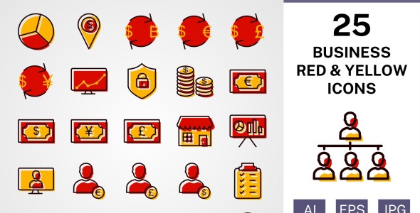 Набор иконок на тему финансы