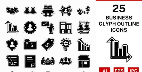 Набор иконок на тему business