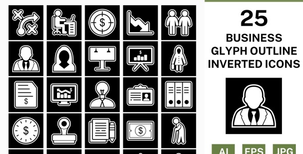 Набор иконок на тему business