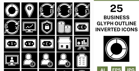 Набор иконок на тему финансы