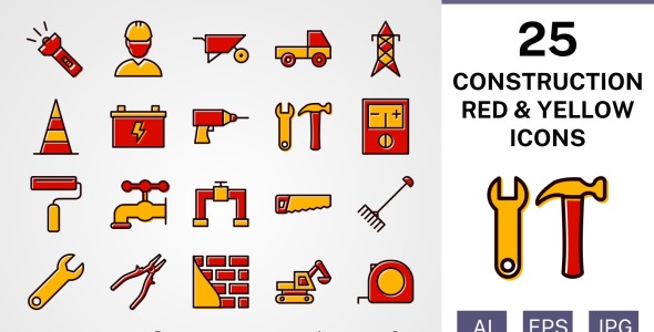 Набор иконок на тему industrial