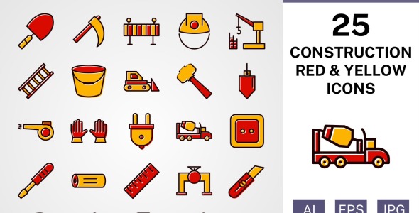 Набор иконок на тему industrial