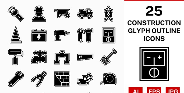 Набор иконок на тему industrial