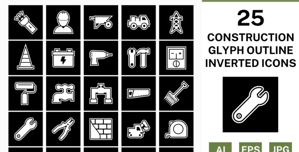 Набор иконок на тему industrial