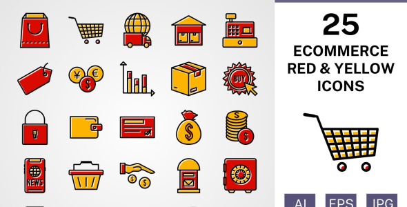 Набор иконок на тему shopping