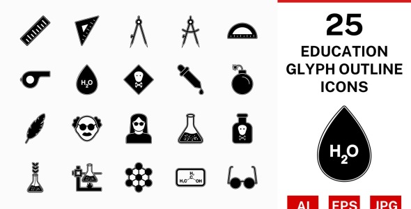 Набор иконок на тему science