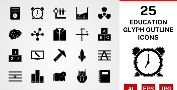 Набор иконок на тему science