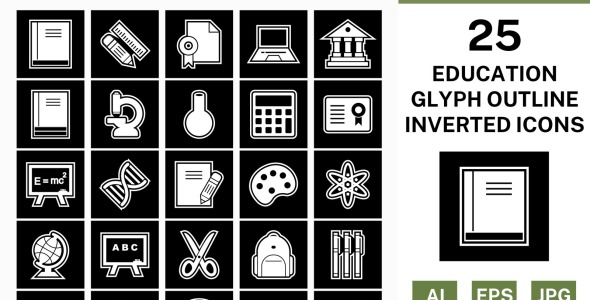 Набор иконок на тему science