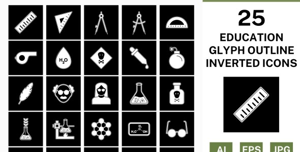 Набор иконок на тему science