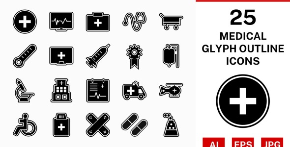 Набор иконок на тему medical