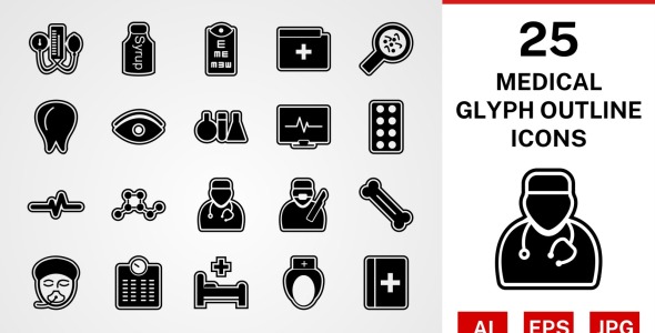 Набор иконок на тему medical