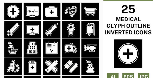 Набор иконок на тему medical