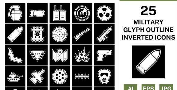 Набор иконок на тему military