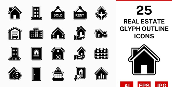 Набор иконок на тему city