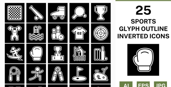 Набор иконок на тему sports