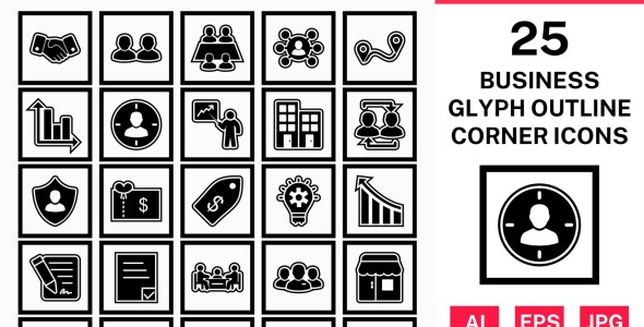 Набор иконок на тему business