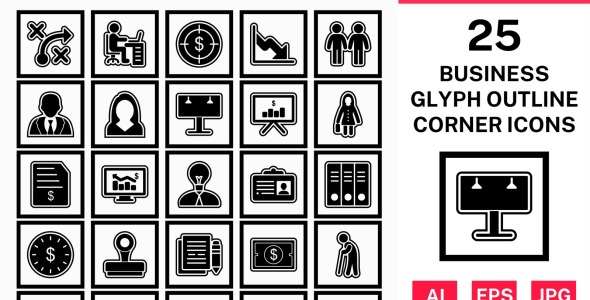 Набор иконок на тему business