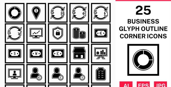 Набор иконок на тему финансы