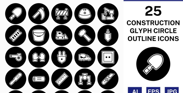 Набор иконок на тему industrial