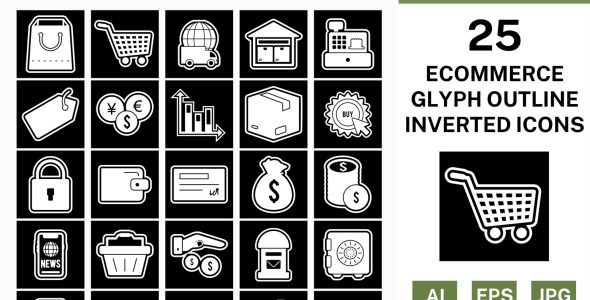 Набор иконок на тему shopping