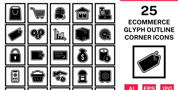 Набор иконок на тему shopping