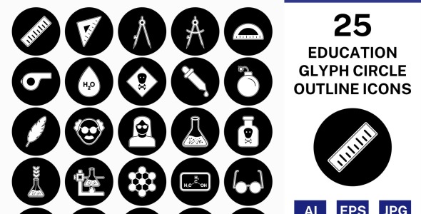 Набор иконок на тему science