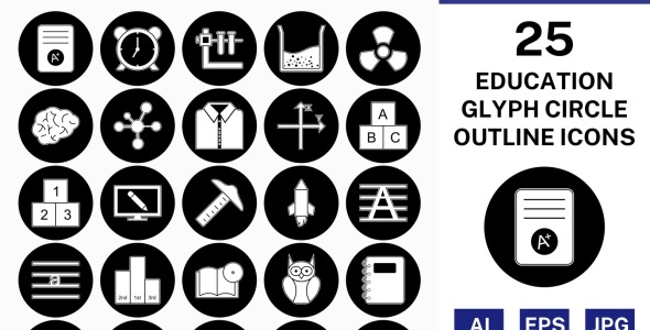 Набор иконок на тему science