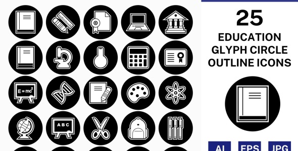 Набор иконок на тему science