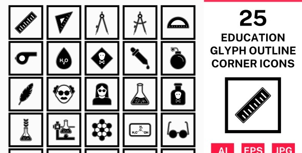 Набор иконок на тему science