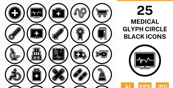 Набор иконок на тему medical