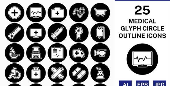 Набор иконок на тему medical