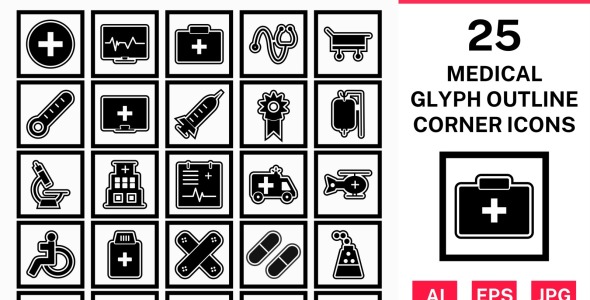 Набор иконок на тему medical