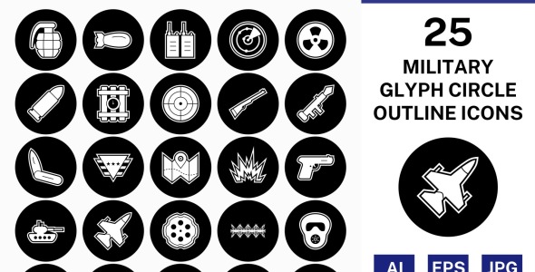 Набор иконок на тему military