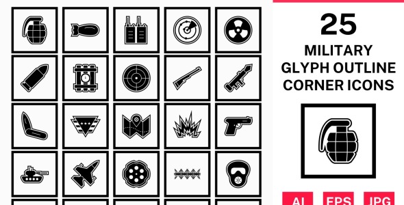 Набор иконок на тему military