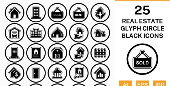 Набор иконок на тему city