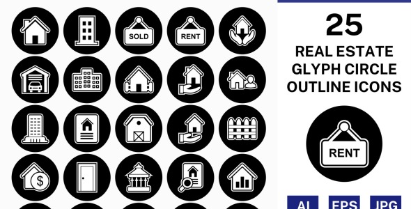 Набор иконок на тему city