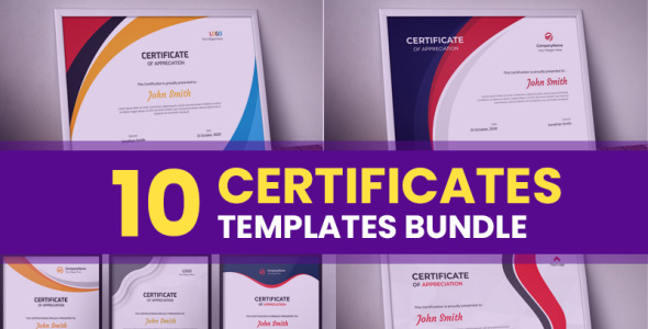 Шаблон сертификата на тему графика